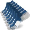 WANDER Men's Athletic Running Socks 7 Pairs Thick Cushion Ankle Socks for Men Sport Low Cut Socks 10-12 view 1