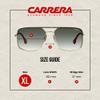 Carrera CA152/S 0RHL/9K 60MM Gold Black/Grey Green Square Sunglasses For Men For Women +BUNDLE with ACCESSORY EYEWEAR KIT view 4