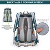 MOUNTAINTOP 25L/40L Hiking Backpack,Lightweight Travel Backpack for Men Women Outdoor Backpacking, Camping view 4