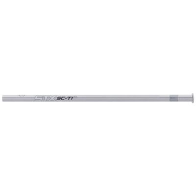 STX mens Sc-Ti Alloy Handle lacrosse shafts, Platinum, Attack Mid US