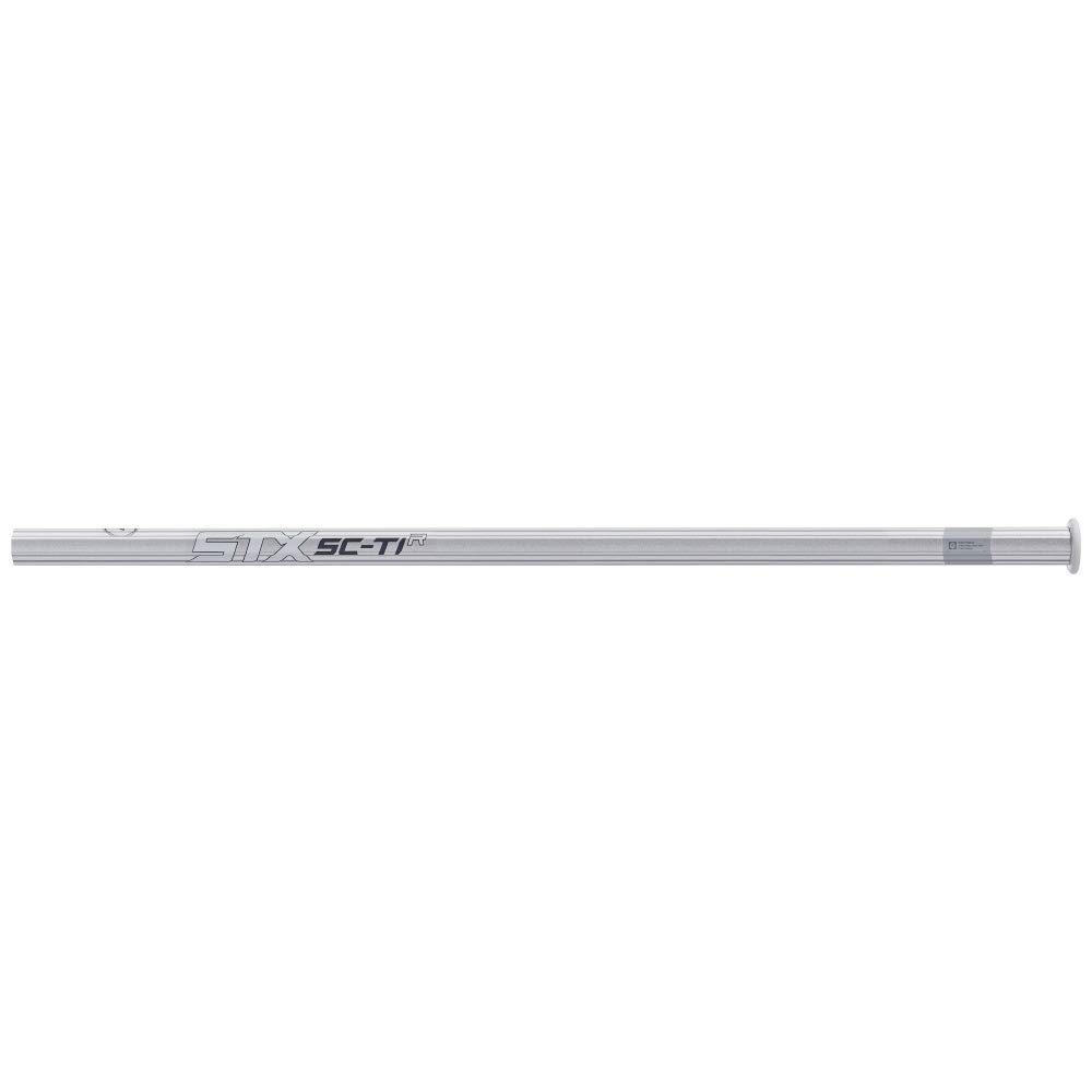 STX mens Sc-Ti Alloy Handle lacrosse shafts, Platinum, Attack Mid US