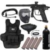 Action Village Azodin Blitz 4 Heavy Gunner Paintball Gun Package Kit (Dust Black/Polished Black)