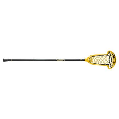 STX Lacrosse Axxis Complete Draw Stick with Crux Mesh Pro Pocket, Yellow