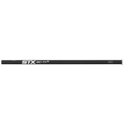 STX mens Sc-Ti Alloy Handle lacrosse shafts, Black, Attack Mid US