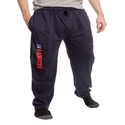 Calhoun NHL Mens Lightweight Cotton Jersey Lounge Pants (New York Rangers, Medium)