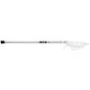 STX Lacrosse X10 A/M Complete Stick, White/White/Platinum view 1