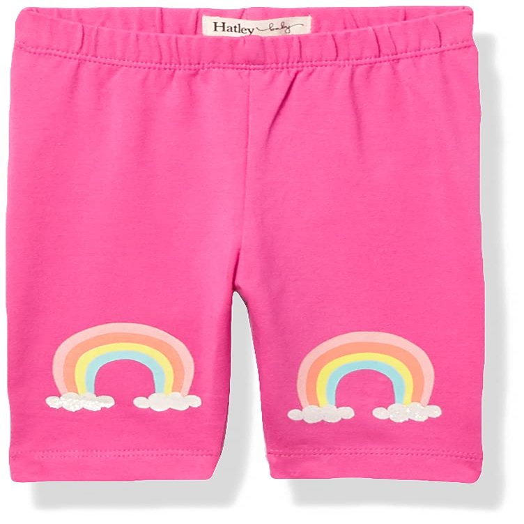 Hatley Baby Girl's Capri Leggings, Over The Rainbow, 6-9 Months