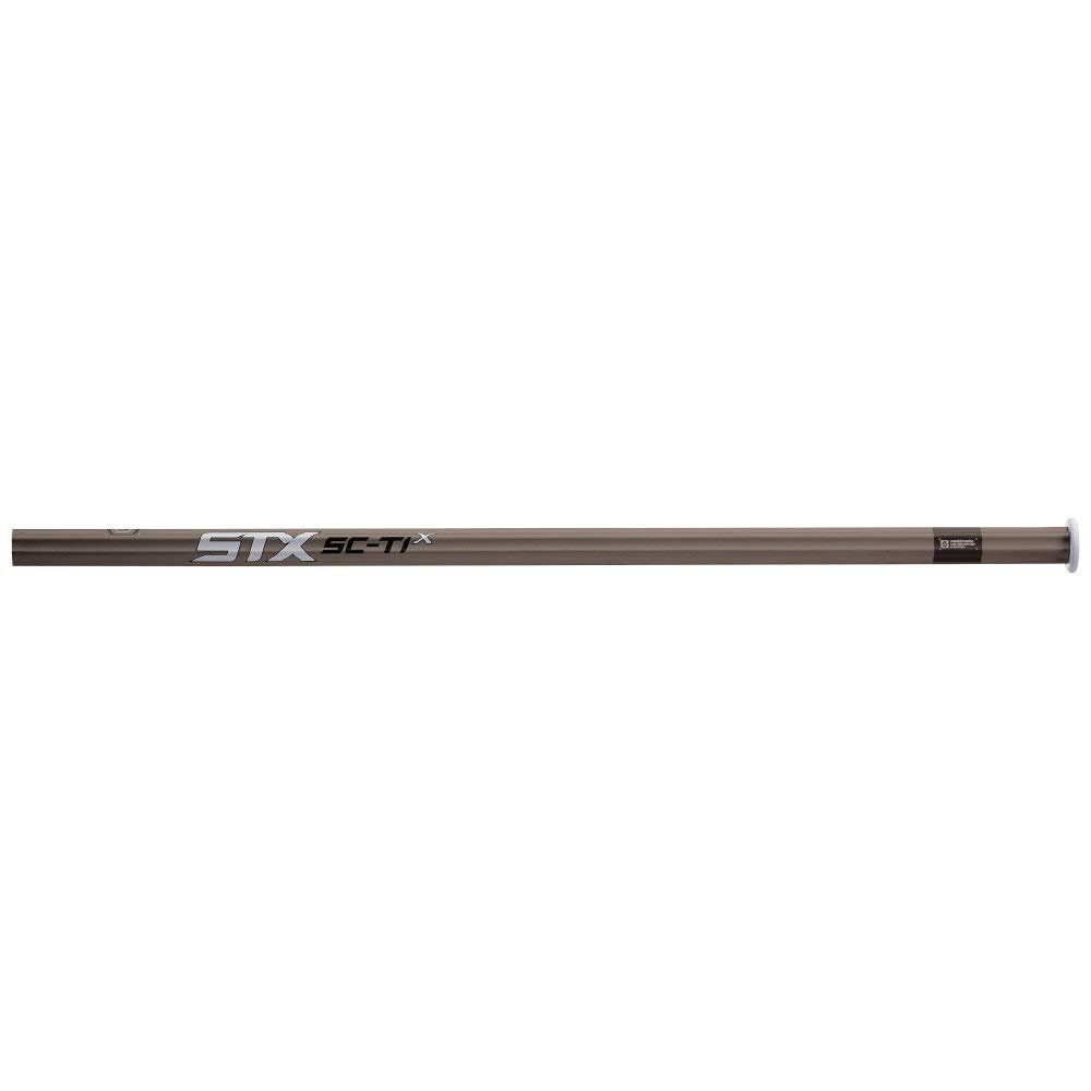 STX mens Sc-Ti Alloy Handle lacrosse shafts, Gunmetal, Attack Mid US