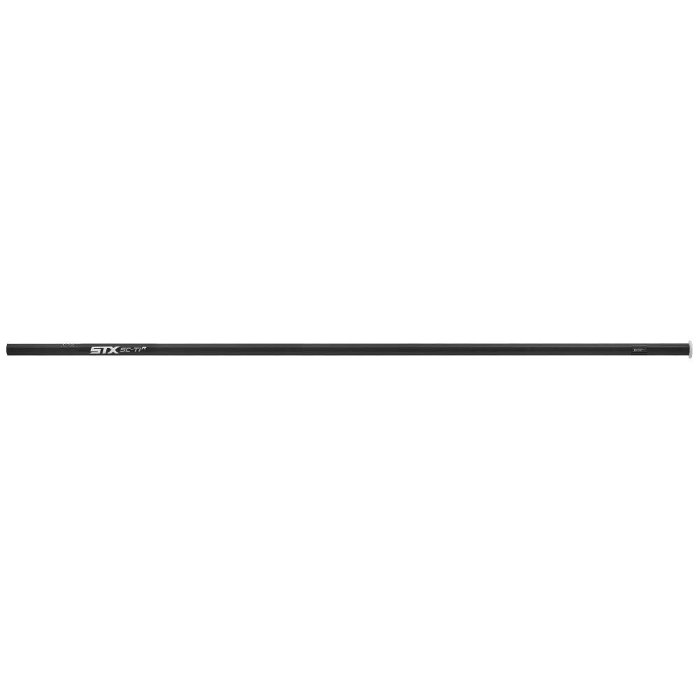 STX mens Sc-Ti Alloy Handle lacrosse shafts, Black, Defense US