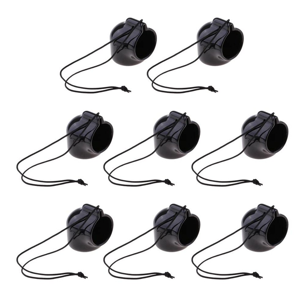 8 Pieces Scuba Diving Tank Valve Cover Dive Cylinder Threaded Protect Cap