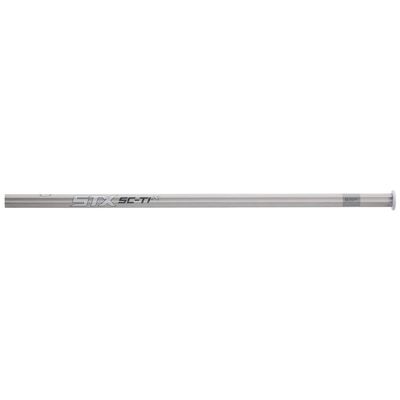STX mens Sc-Ti Alloy Handle lacrosse shafts, Platinum, Attack Mid US