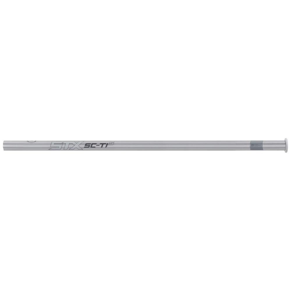 STX mens Sc-Ti Alloy Handle lacrosse shafts, Platinum, Attack Mid US