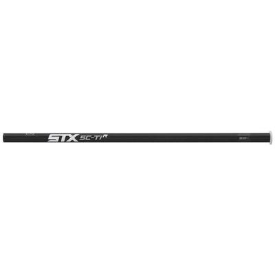 STX mens Sc-Ti Alloy Handle lacrosse shafts, Black, Attack Mid US