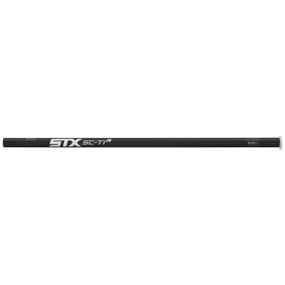 STX mens Sc-Ti Alloy Handle lacrosse shafts, Black, Attack Mid US