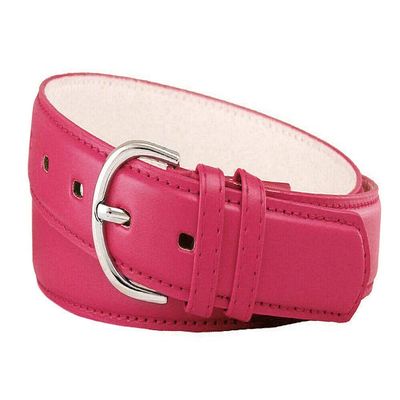 188 Women's Belts Ladies Fashion Skinny Soft Dress Casual Leather Belt 1-1/8" (30mm) wide (Pink, XXL)