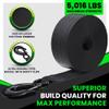 Rhino USA Boat Winch Strap with Hook (2" x 20') - 5,016lb Break Strength - Ultimate Replacement Boat Trailer Winch Straps with Safety Hook - Compatible with Pontoon, Jet Ski, Fishing Boat & More! view 2
