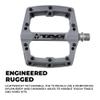 Tag Metals T3 Pedals Nylon Grey, 110mm x 100mm view 3