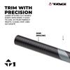 TAG Metals T1 Aluminum Handlebar Black (31.8mm Clamp, 20mm Rise) view 3