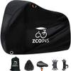 ZCOINS High-Density Bike Cover Waterproof Outdoor for 1 or 2 Bikes, 210D Lightweight Durable Bicycle Cover for Outside Storage, UV Resistant Dustproof Protection for Mountain Road Bike Ebike view 1