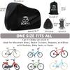 ZCOINS High-Density Bike Cover Waterproof Outdoor for 1 or 2 Bikes, 210D Lightweight Durable Bicycle Cover for Outside Storage, UV Resistant Dustproof Protection for Mountain Road Bike Ebike view 2
