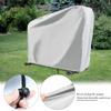 Rilime Exercise Bike Cover, Upright Cycling Protective Stationary Bike Covers Outdoor Storage Waterproof Dustproof Bicycle Cover Ideal for Indoor and Outdoor Fitness(Silver) view 3