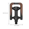 BESPORTBLE Pedals Mountain Pedals for Road Mountain 1 Pair Black view 2