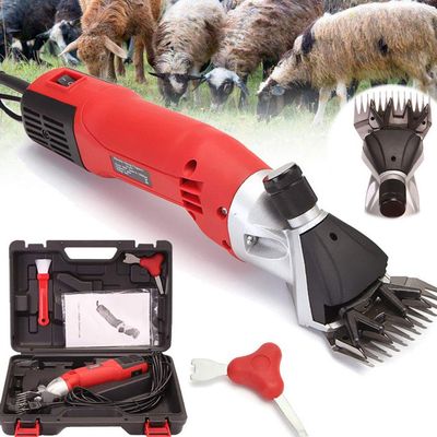 GBHJJ Sheep Shears 500W Professional Heavy Duty Electric Shearing Clippers with 6 Speed, for Farm Supplies Sheep Animal Livestock