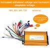 Speed Motor,48V, 60V, 64V, 72V, 84V Universal Brushless Controller 3Mode Sinusoid 12 Tube Fit for Electric Scooter view 4