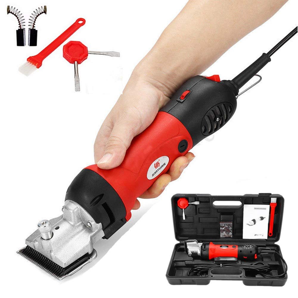 690W Speed Sheep Shears Electric Clippers for Goats, Thick Coat and Heavy Duty Animals, Farm Livestock Fur Livestock Support for Hair Fur Grooming