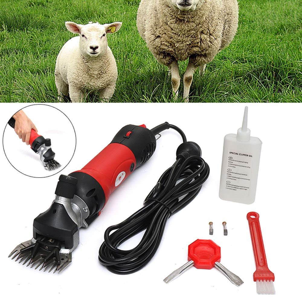 GBHJJ 110V 690W Professional Sheep Shears Goat Shears Horse Shears, for Shaving Fur Wool in Sheep, and Other Farm Livestock Pet, with Grooming Carrying Case