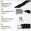 MACHSWON Universal Bike Lock,Bicycle Motorcycle Chain Lock, High Security Bicycle Lock,-Theft Bike Chain Lock Heavy Duty Motorbike Bicycle Bike Chain Lock for Bicycle Motorcycle,26x100cm view 3
