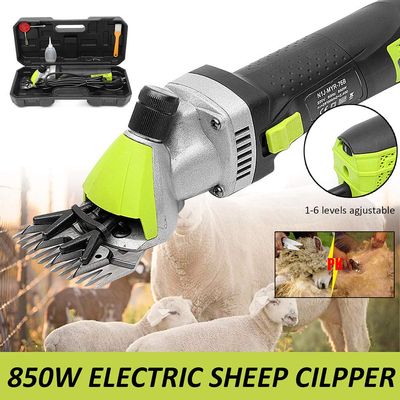 Sheep Shears Professional Electric Clippers for Goats Alpaca Horse Support Heavy Duty Shearing Work 690 Watts (Green)