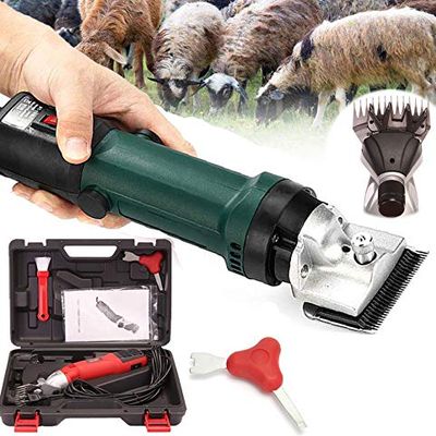 690W Professional Heavy Duty Electric Sheep Shears Clippers with 6 Speed for Shearing Goats, Farm Animal Hair Grooming