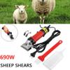 690W Sheep Shears Professional Heavy Duty Electric Shearing Clippers with 6 Speed, for Shaving Fur Wool in Sheep, Goats (Red) view 1