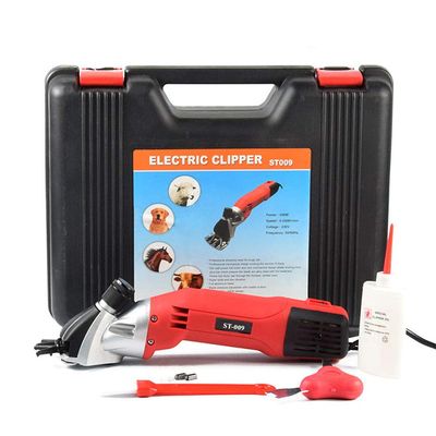 500W Professional Sheep Shears, Electric Sheep Shears Clippers with 6 Speed for Shearing Goats, for Sheep Alpacas Llamas and Large Thick Coat Animals (Red)