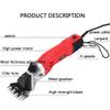 500W Professional Sheep Shears, Electric Sheep Shears Clippers with 6 Speed for Shearing Goats, for Sheep Alpacas Llamas and Large Thick Coat Animals (Red) view 3