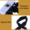 MACHSWON Universal Bike Lock,Bicycle Motorcycle Chain Lock, High Security Bicycle Lock,-theft Bike Chain Lock Heavy Duty Motorbike Bicycle Bike Chain Lock for Bicycle Motorcycle,26x60cm view 2