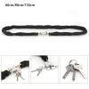 MACHSWON Universal Bike Lock,Bicycle Motorcycle Chain Lock, High Security Bicycle Lock,-theft Bike Chain Lock Heavy Duty Motorbike Bicycle Bike Chain Lock for Bicycle Motorcycle,26x60cm view 4