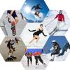 LIUHUO Padded Shorts for Skating Snowboarding HIPS Protector Guard Ski Youth Adult Black view 4