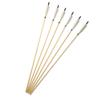 MILAEM 6 pcs 31" Traditional Archery Wooden Arrows Handmade Wood Shaft with 5 inch Turkey Feather and Broadheads for Recurve Bow or Longbow (Color 6) view 2