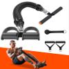 Pedal Resistance Band,Exercise Bands with Handles, Elastic Sit up Pull Rope for Waist,Arm,Leg Training, Multi Function Rope Equipment for Home Fitness view 1