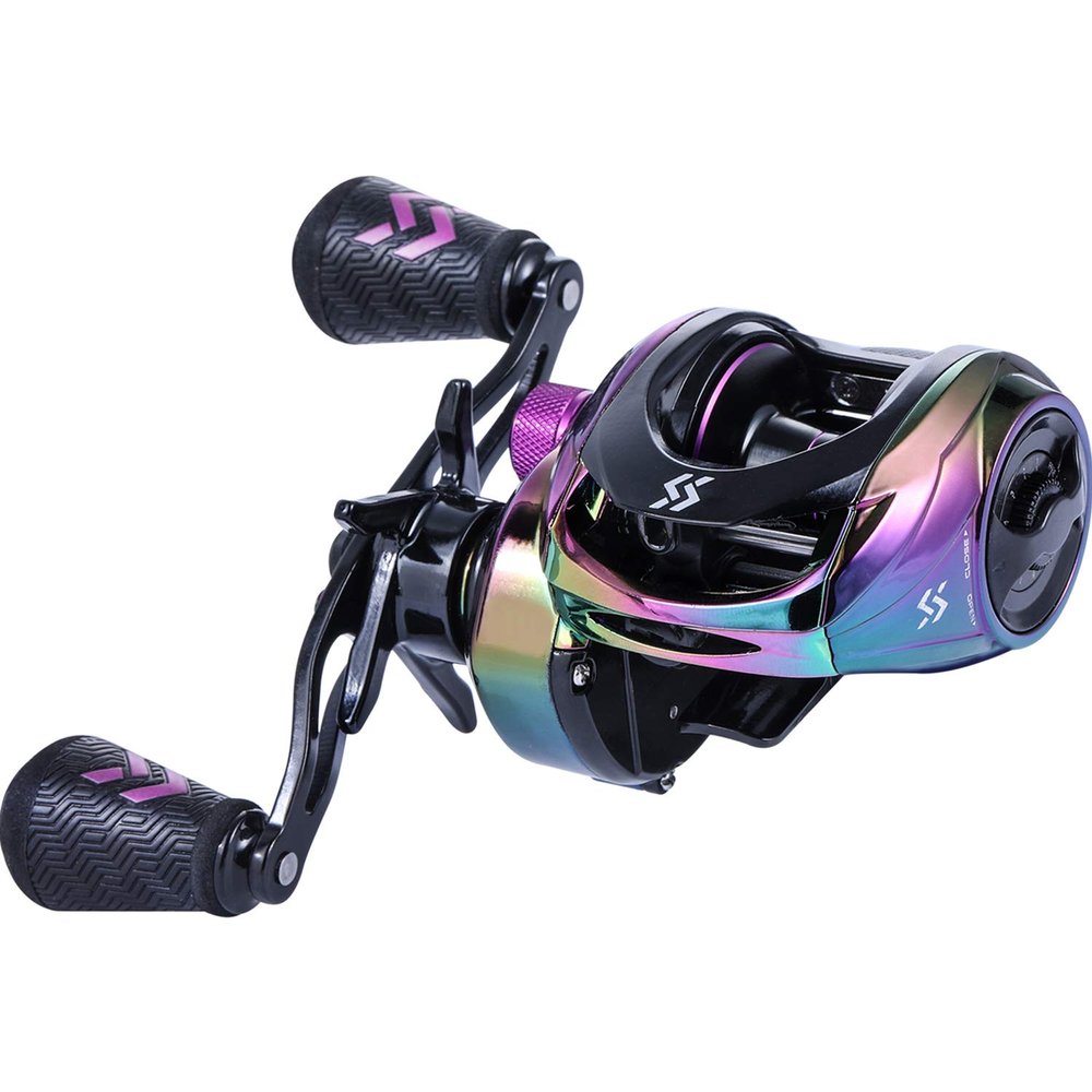 Sougayilang Baitcasting Reels - Colorful Fishing Reel, 8.01 Gear Ratios, 9+1 BB, Magnetic Braking System - Right