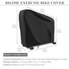 Rilime Exercise Bike Cover,Upright Cycling Cover Stationary Bike Covers Outdoor Storage Waterproof Dustproof Bicycle Cover Well-Suited for Indoor and Outdoor Fitness view 2
