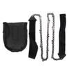 Universal Saw with Saw Chain Survival Saw Wire Saw Garden Chain Saw Pocket Saw Hand Zipper Saw Outdoor Portable Chain Saw Pocket Hand Tool for Garden Emergency Camping Hiking Equipment view 1