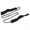 Universal Saw with Saw Chain Survival Saw Wire Saw Garden Chain Saw Pocket Saw Hand Zipper Saw Outdoor Portable Chain Saw Pocket Hand Tool for Garden Emergency Camping Hiking Equipment view 2