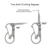RovyVon U4 Pro+ Plus Titanium Carabiner Keychain Knife, EDC Multitool Pocket Clip with Replaceable Sharp Blade, Dual-bit Screwdriver and Ruler, Emergencies/Office view 2