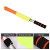 Referee Linesman Flag Set, 2-Pack with Storage Bag, Stainless Steel Rod, Material, Sponge Handle for Sports Match, Soccer, Football, Hockey Training view 3