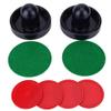 Plastic Ice Hockey Game Accessories Set, 2 Pushers and 4 Pucks, Replacement Parts for Table Games, Lightweight Durable Design view 1
