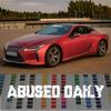Abused Daily Endless Windshield Banner Decal JDM Sticker - 24 - Silver view 1