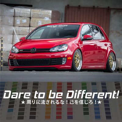 Dare to be Different Stay Humble Windshield Banner Decal JDM Sticker - 24 - Other (Send Message)